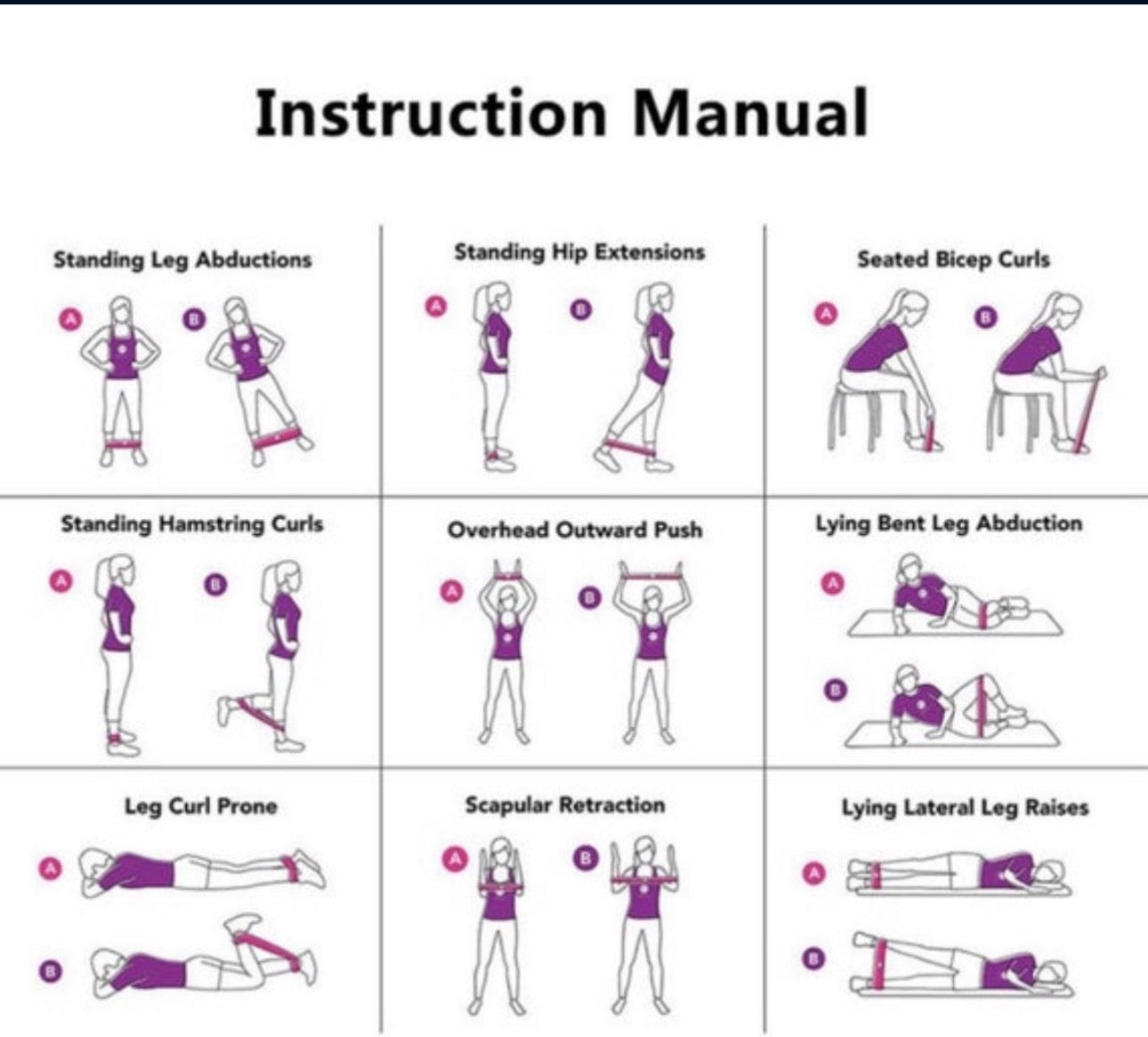 Cheetah Exercise Resistance Bands 2 pack