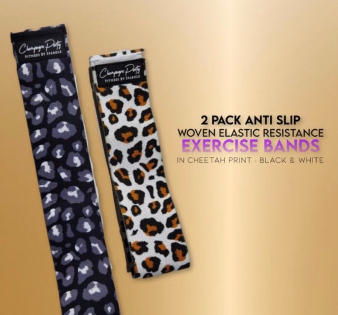 Cheetah Exercise Resistance Bands 2 pack