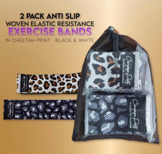 Cheetah Exercise Resistance Bands   2 pack